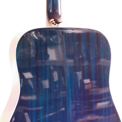 Limited Edition Epiphone Hummingbird Artist Dreadnought Acoustic Guitar in Blue Burst image 17