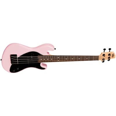 Solid Body U-Bass 4 cordes Light Pink + housse Kala image 3