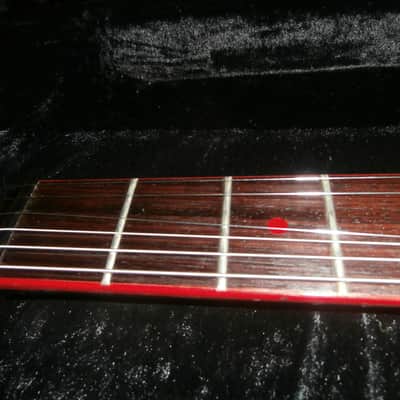 Vintage 1980's Hohner Professional EX Devil Explorer Electric Guitar w/ Case! image 6