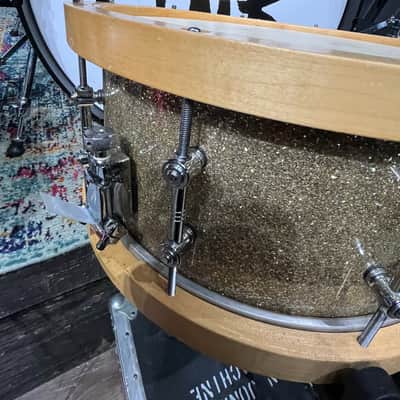 Gretsch - Mark Schulman Collection 6.5x14" New Classic Maple Snare Drum w/ Wood Hoops — Vintage Glass Nitron image 5