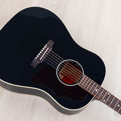 2024 Gibson ‘50s J-45 Original Dreadnought Acoustic Guitar Ebony, Mint w/ Case, Tags image 9