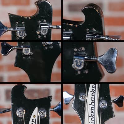 Rickenbacker 4001 Jetglo 1974 w/Hard Shell Case image 11
