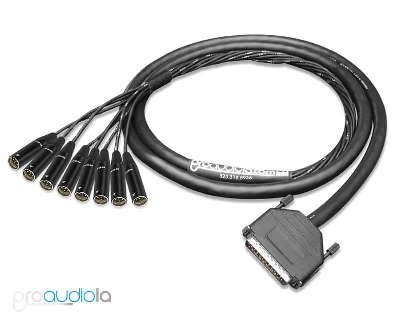 Standard DB25 D-SUB Snake Mogami 2932 | Neutrik Rean Mini XLR-Male | 90 ft. image 1