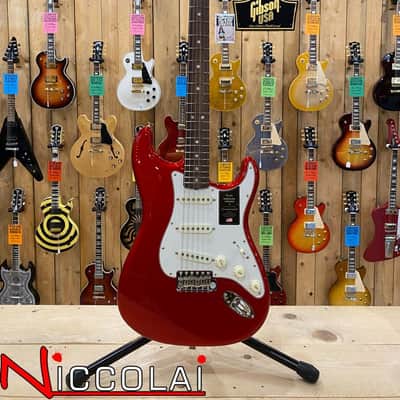 FENDER American Vintage II 1965 Stratocaster, Round-Lam Rosewood Fingerboard, Candy Apple Red image 8