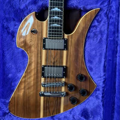 BC Rich Mockingbird NBSMK - Koa Top - Neck Thru - MINT With BC Rich Custom Shop hardcase image 1