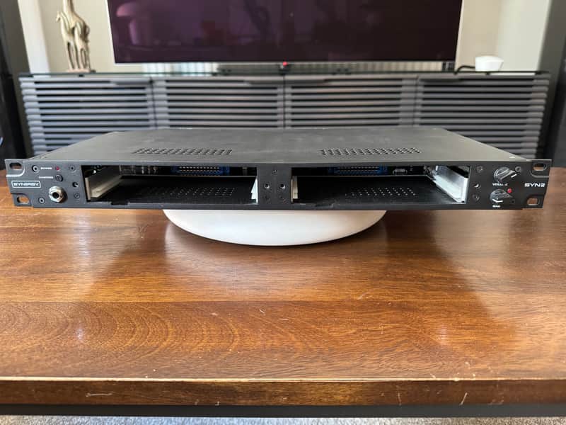 Synergy SYN-2 Rack Mount Preamp with 2 Module Slots 2017 - Black image 1