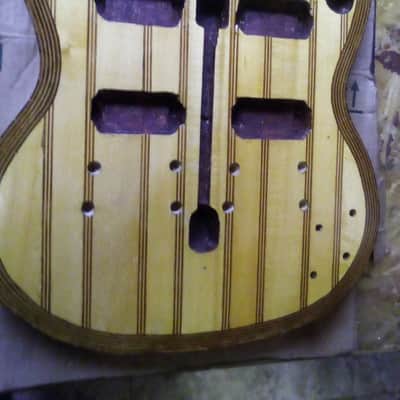 BLACK FRIDAY SALE, Custom SG Double Neck Guitar Body- Walnut & Maple. Only One Made,,6 String/12 String image 8