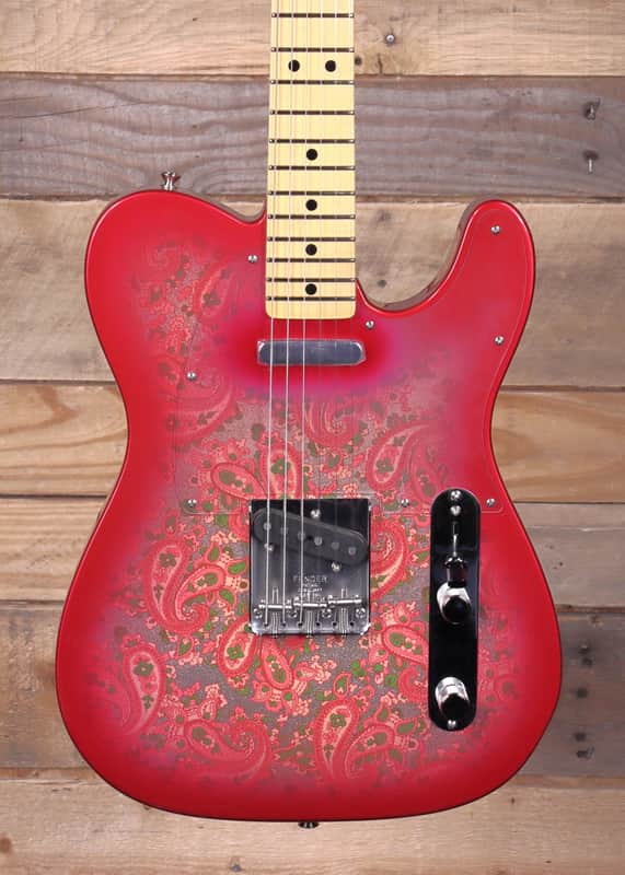 Fender Vintage Custom '68 Telecaster NOS Electric Guitar Pink Paisley w/ Case image 1