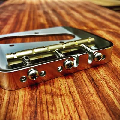 Van Dyke-Harms Telecaster B and/or G Bender Hybrid Bridge and Compensated Saddle Set image 3