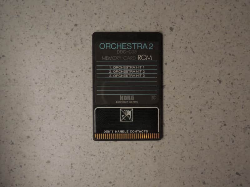 Korg DDC-C03 Orchestra 2 Card for the Korg DDD-1,DDD-5 image 1