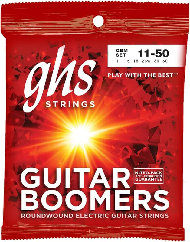 New GHS Boomers GBM Electric Guitar String Lot 11-50 ( 4 Sets) image 1