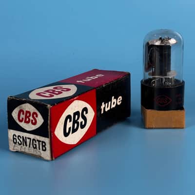 1953 General Electric 6SN7GT Vintage CBS branded Vacuum Tube! T578 image 1