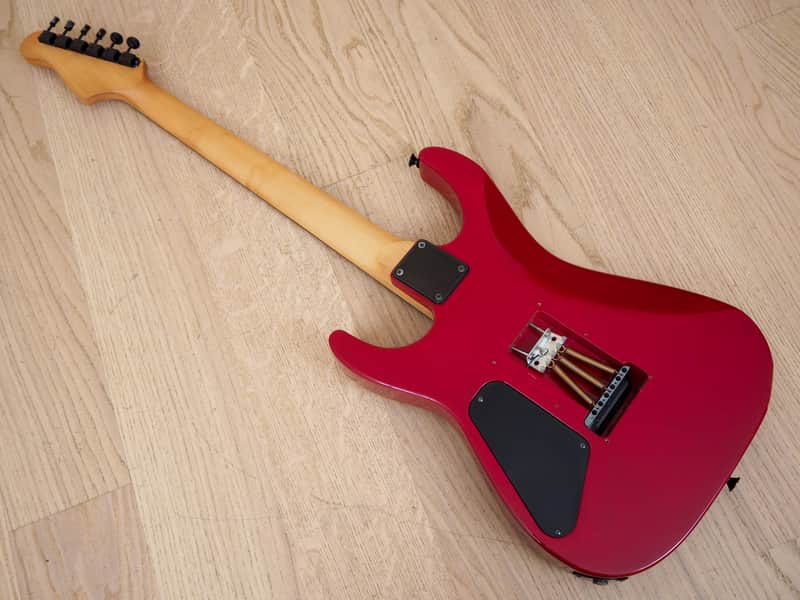 1990s Charvel San Dimas Series SD-37 Vintage Cherry Sunburst Flame