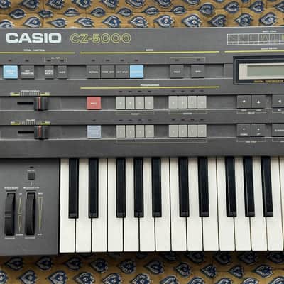 Casio CZ-5000 61-Key Synthesizer 1985 - Black image 2