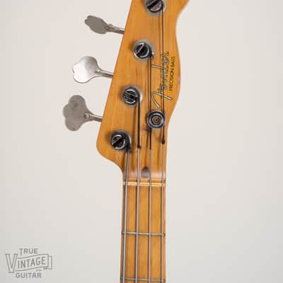 1957 Fender Precision Bass with Maple Fretboard Sunburst image 7
