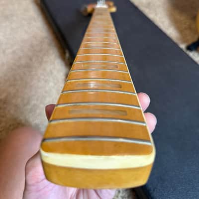 Vintage Fender 1974 Jazz Bass Neck - Natural, Maple with Pearl Blocks! SOLD AS-IS, Trades welcome! Bild 5