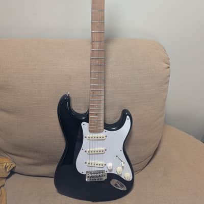 Warmoth Strat 2004 - Black 1985 MIJ Squier Body image 1