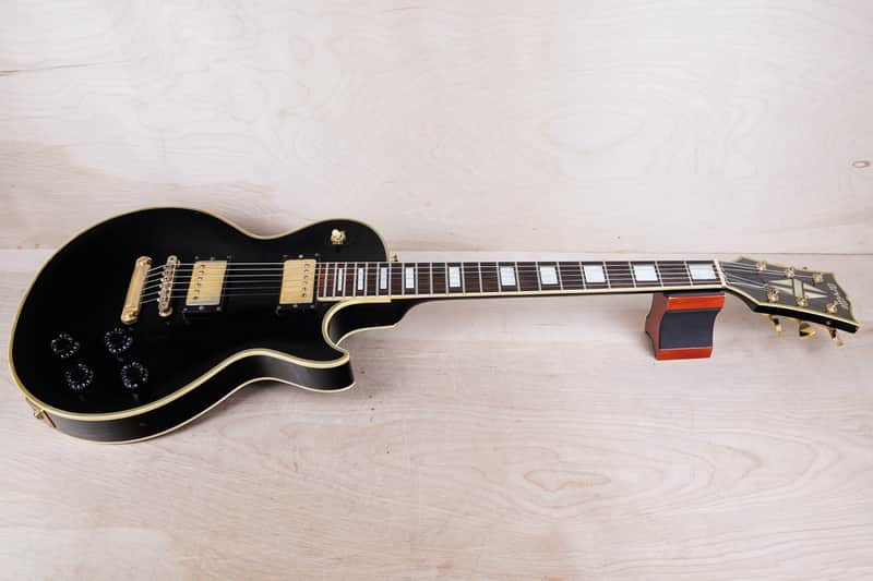 Orville LPC-75 Les Paul Custom MIJ 1990 Ebony Made in Japan w/ Bag