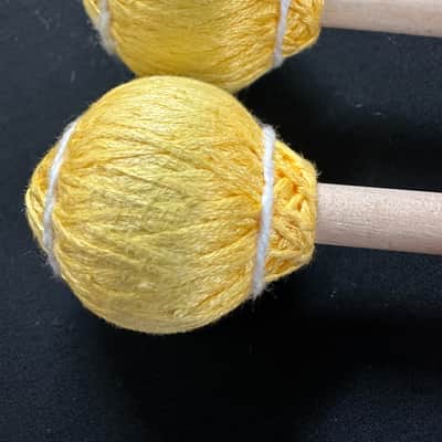 Mike Balter 21B Pro Vibe Series Mallets, Birch, Yellow - EXCELLENT image 5