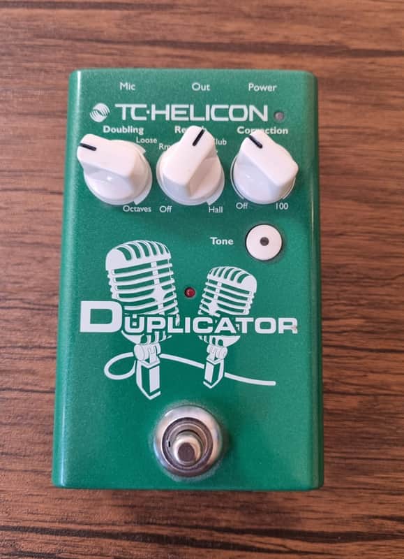 TC Helicon Duplicator Vocal Preamp, Octaver, Reverb, Pitch Corrector Pedal image 1