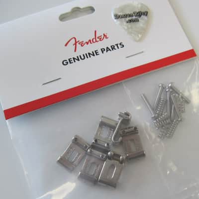 Fender USA American Vintage PAT PEND Stratocaster Saddle Kit 0992091000 image 1