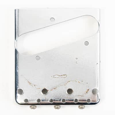Vintage Authentic Fender Telecaster Bridge Nickel Plated image 2