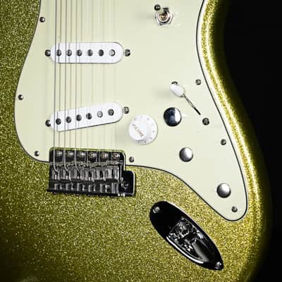 Fender Custom Shop Dick Dale Stratocaster NOS- Chartreuse Sparkle 2024 (CZ577562) image 11