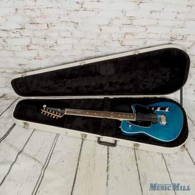Reverend Reeves Gabrels Signature Guitar Blue Flame Satin w/HSC (USED) image 12