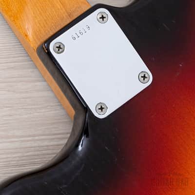 1958/1961 Fender Jazzmaster Employee Build Vintage Pre-CBS Offset Guitar Sunburst 100% Original w/ Case, Hangtag image 16