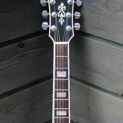 Yamaki YB400 Buffalo Head Dreadnought Guitar Circa 1980 Natural+Hard Case image 5
