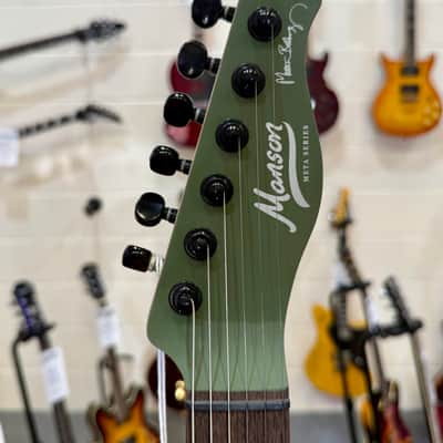 🔥2025 NEW RELEASE🔥 Manson Meta Series Matt Bellamy MBM-2H~ Satin Olive Green! image 11
