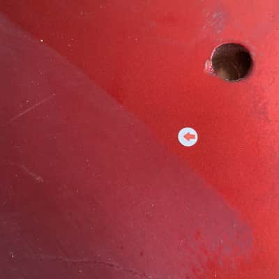 Metallic Red Dean Bass Solid Basswood Body image 3