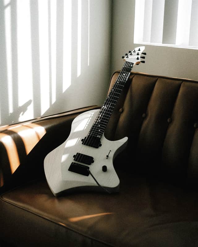Abasi Guitars LARADA 6 MASTER SERIES SPARTAN // TUNDRA 2020 Matte Satin, White open-grain finish image 1