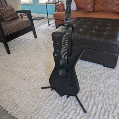 Ibanez ICTB721-BKF Iceman Iron Label 2021 - Present - Black Flat image 2