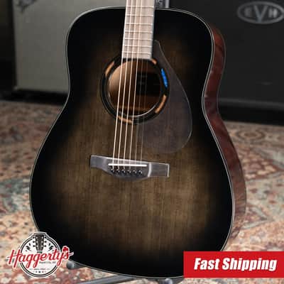 Yamaha TAG1E TransAcoustic Acoustic/Electric Guitar - Translucent Black with Gig Bag image 1