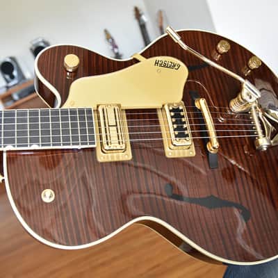 Gretsch G6122T-59 Vintage Select '59, 2022, Flamed maple, OHSC, Nice condition , Chet Atkins Country Gentleman model image 8