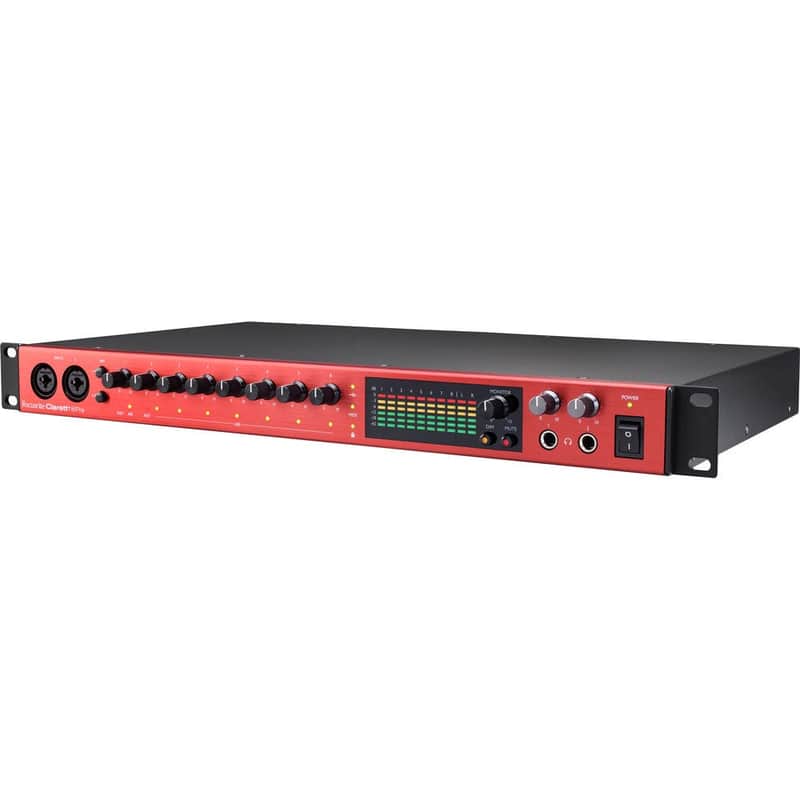 Focusrite Clarett+ 8Pre Rackmount 18-In / 20-Out Audio Interface - (B-Stock) image 1