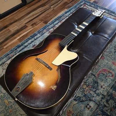 1960 Framus Sorella Archtop Cello Guitar Model F5/59 - Sunburst image 4