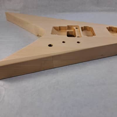 Unfinished Basswood HxH Proline V body trem fits Ibanez (tm) RG and Jem Necks J2423 image 4