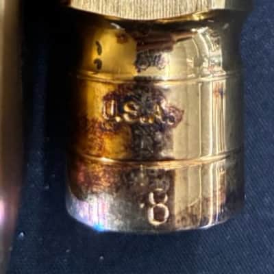 Otto Link 24k Gold Plated Metal Tenor Saxophone Mouthpiece 8 image 3