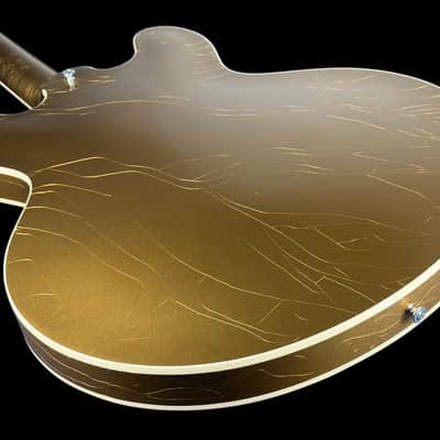 2023 Gibson ES-335 Custom Shop '64 Reissue with Stinger Murphy Lab Ultra Light Aged ~ Double Gold image 4