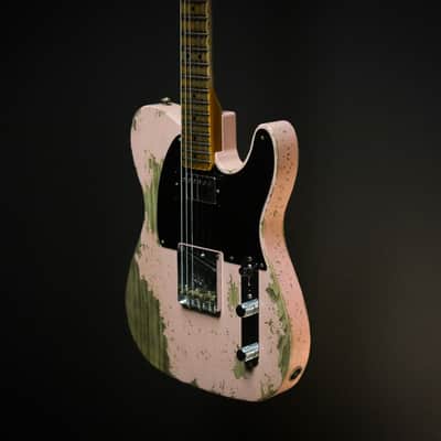Fender Fender Custom Shop 1951 HS Telecaster - Super Heavy Relic Shell Pink 2024 - Super Heavy Relic Shell Pink image 4