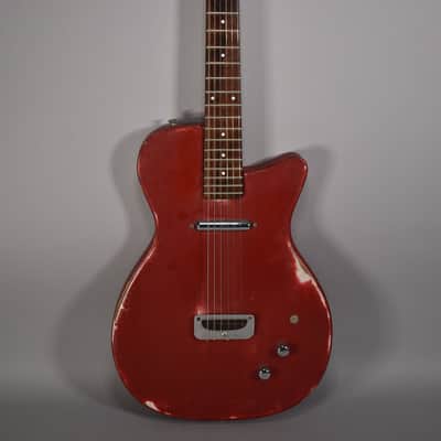 c.Early 1960's Danelectro U-1 Semi-Hollow Refin Electric Guitar image 1