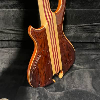 Alembic Signature Deluxe Mark 5 String Bass Guitar Cocobolo image 19