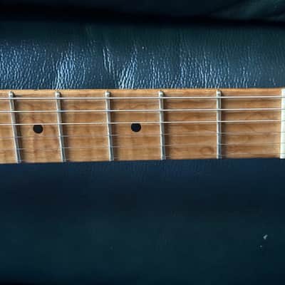 Xotic California Classic XSC-2 SSH, 2021-USA, Super Heavy Aging-Lake Placid Blue w/Roasted Flame Maple Neck image 17