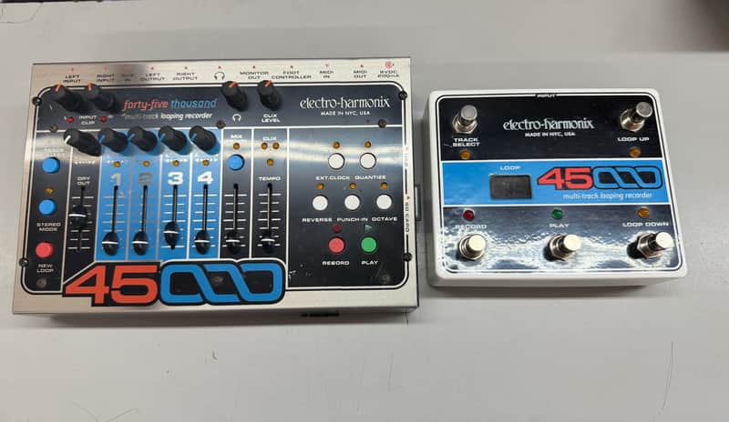 Electro-Harmonix 45000 Stereo Multi-Track Looper with Foot Controller 2013 - Present - Silver / Black image 1
