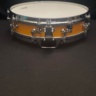 Tama 14" x 3,25" Tama AW523 snare drum 1989 - Bird’s Eye Maple Amber Lacquer image 4