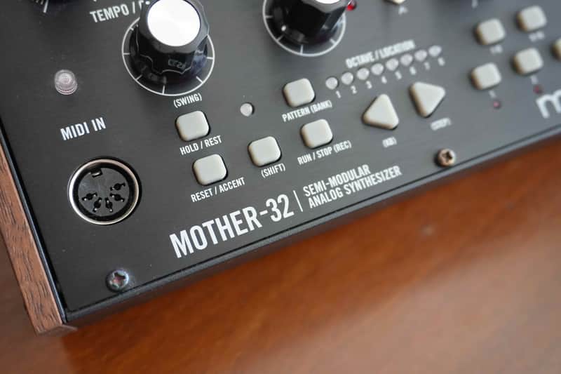 Moog Mother-32 Tabletop / Eurorack Semi-Modular Synthesizer 2015 - Present - Black image 1
