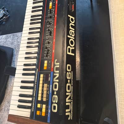 Roland Juno-60 61-Key Polyphonic Synthesizer 1982 - 1984 - Black image 4