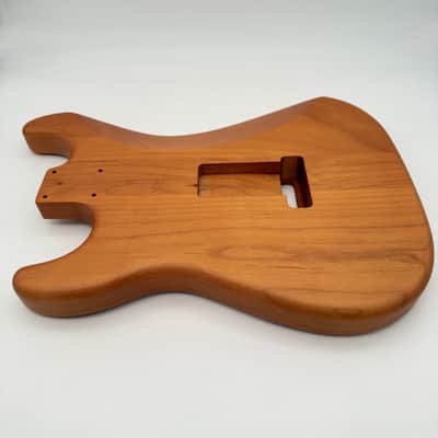 Hoodoo Stratocaster Body Nitro Alder Natural New Light hsb6466 image 6